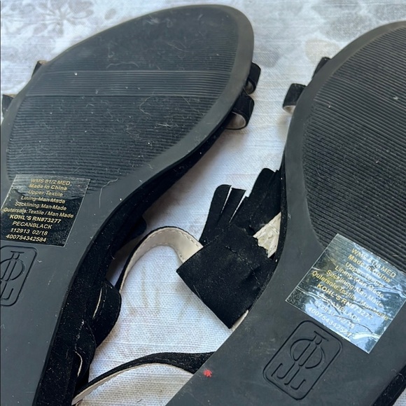 Jennifer Lopez Black Strappy Sandals - Picture 9 of 11